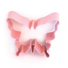 Eddingtons Pink Butterfly Cookie Cutter Pastry and Biscuit Cutter Metal 9cm